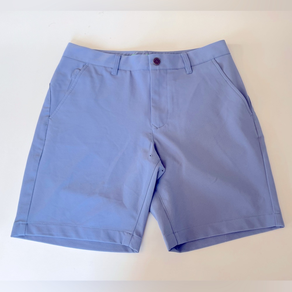 Bonobos Golf Light Blue Flat Front Shorts